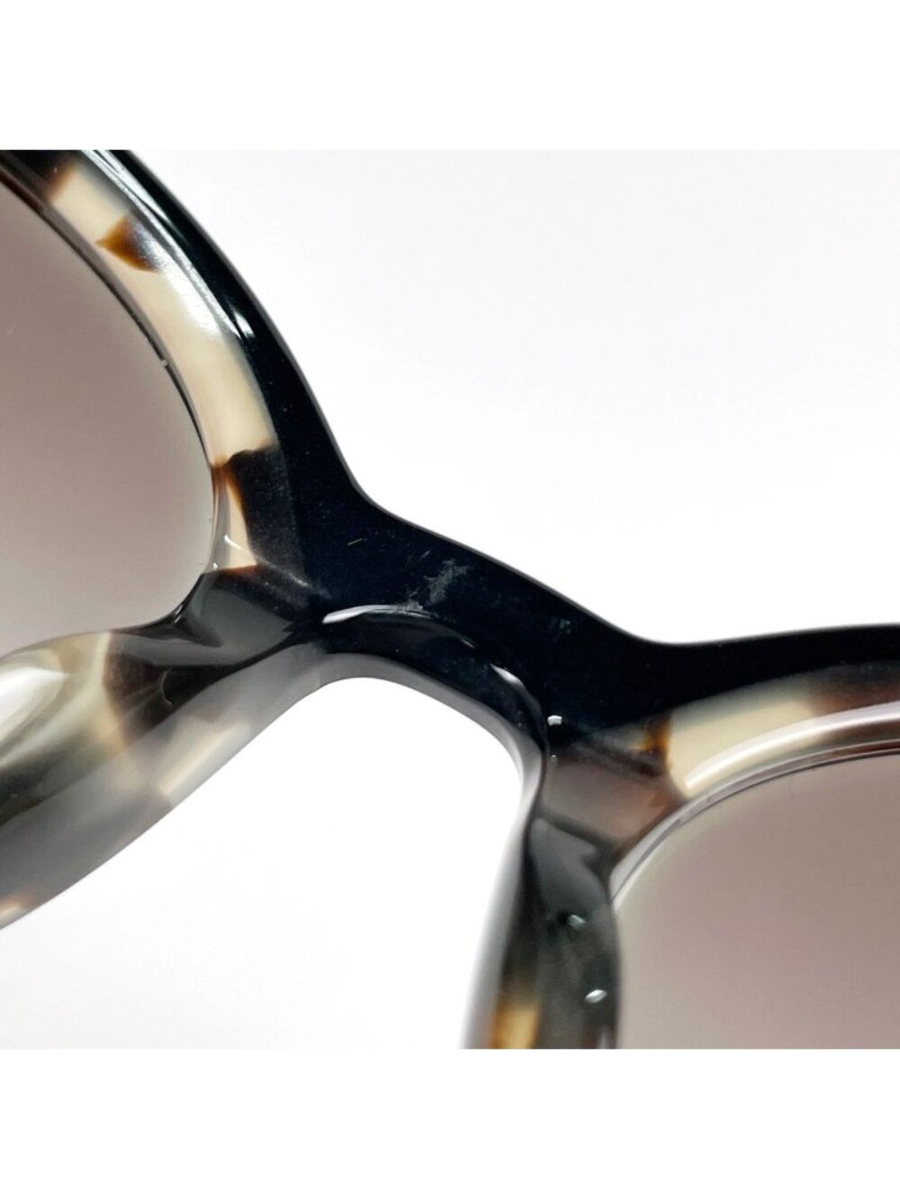 Prada Sunglasses Gradient Acetate Black Multicolor Eyewear - Picture 4 of 6
